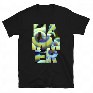 Reef Merch Euphyllia Hammer coral t-shirt black front