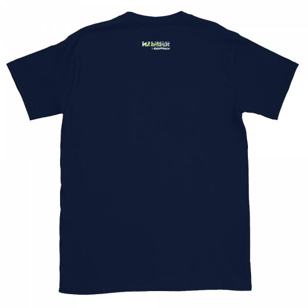 Reef Merch Euphyllia Hammer coral t-shirt navy back