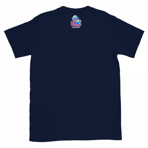 Reef Merch Powder Blue Tang t-shirt navy back