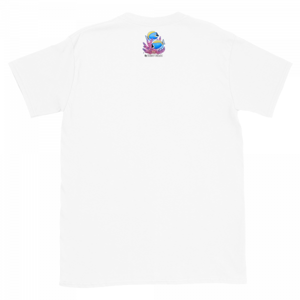 Reef Merch Powder Blue Tang t-shirt white back
