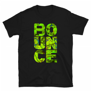 Reef Merch rhodactis bounce mushroom t-shirt black front