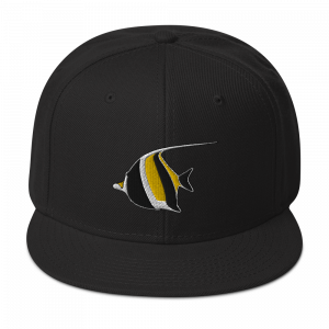 ReefMerch Moorish Idol Snapback Cap Hat charcoal black