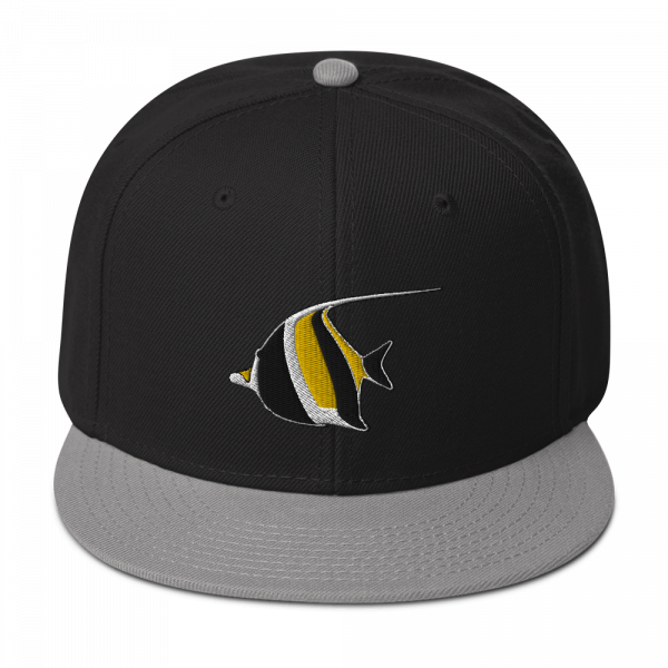 ReefMerch Moorish Idol Snapback Cap Hat gray black