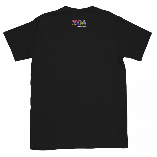 Reef Merch zoanthid collage t-shirt black back