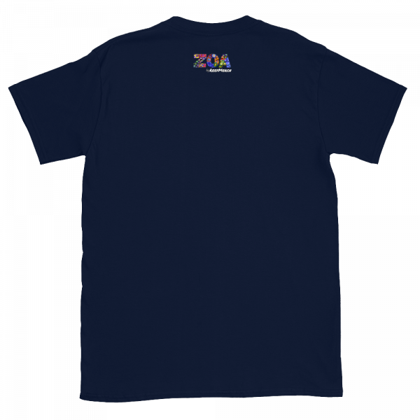 Reef Merch zoanthid collage t-shirt navy back
