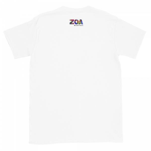Reef Merch zoanthid collage t-shirt white back